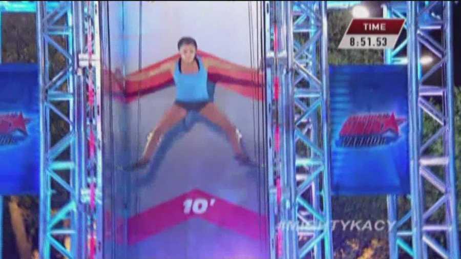 Kacy Catanzaro, a Towson University alum, has become the first female contestant to ever qualify for the final round on NBC's "American Ninja Warrior."