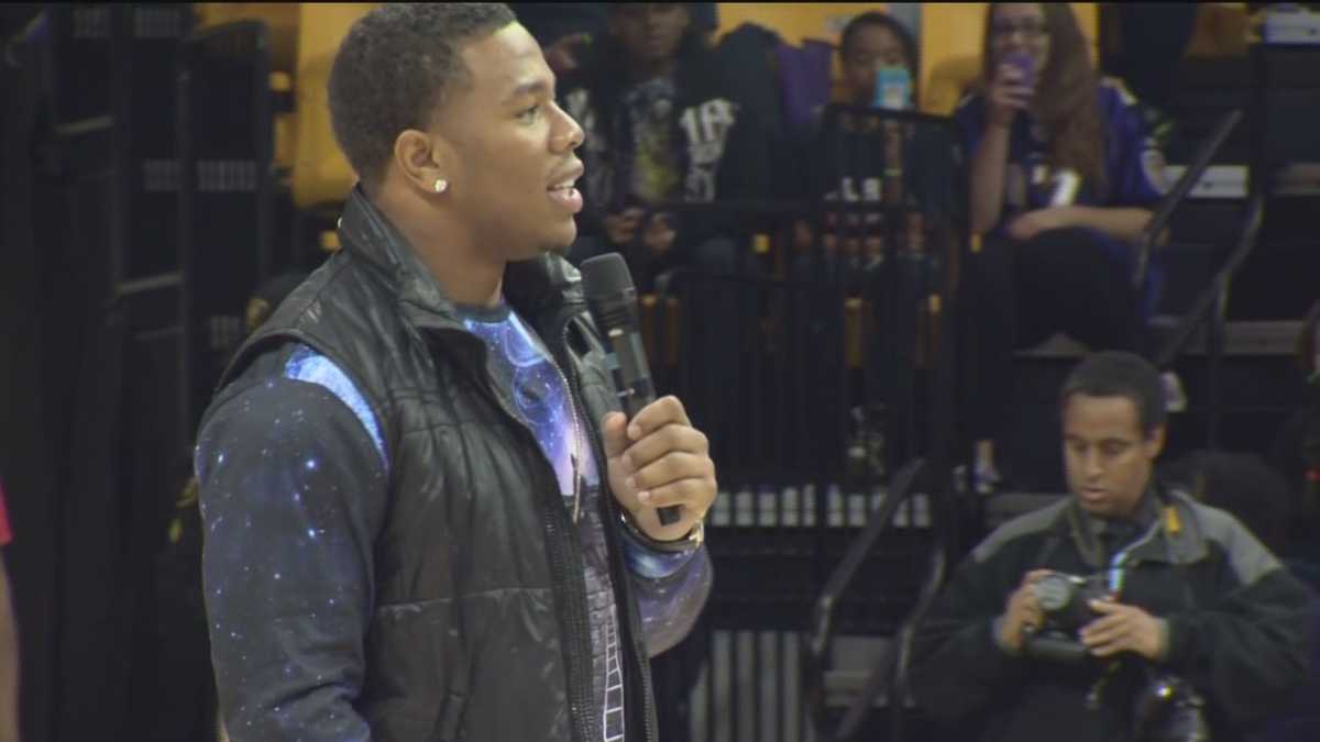 Ray Rice Poster Ray Rice was known for anti-bullying campaign