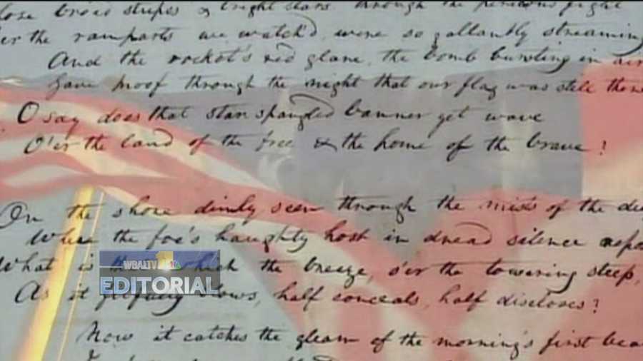 Letter: The meaning behind our national anthem