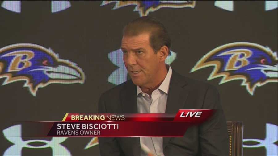 Ravens' Steve Bisciotti speaks on ESPN report