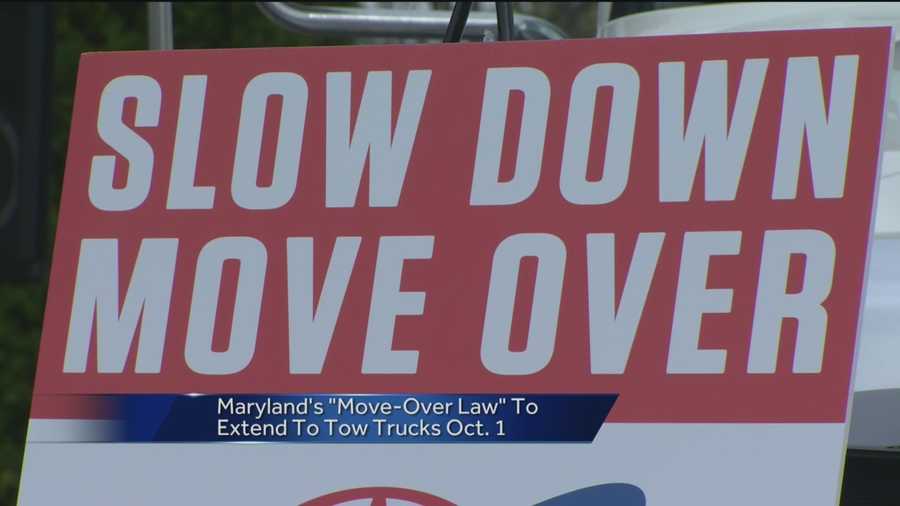 Tow truck operators will be included in the Move Over Law's expansion, which goes into effect on Oct. 1.
