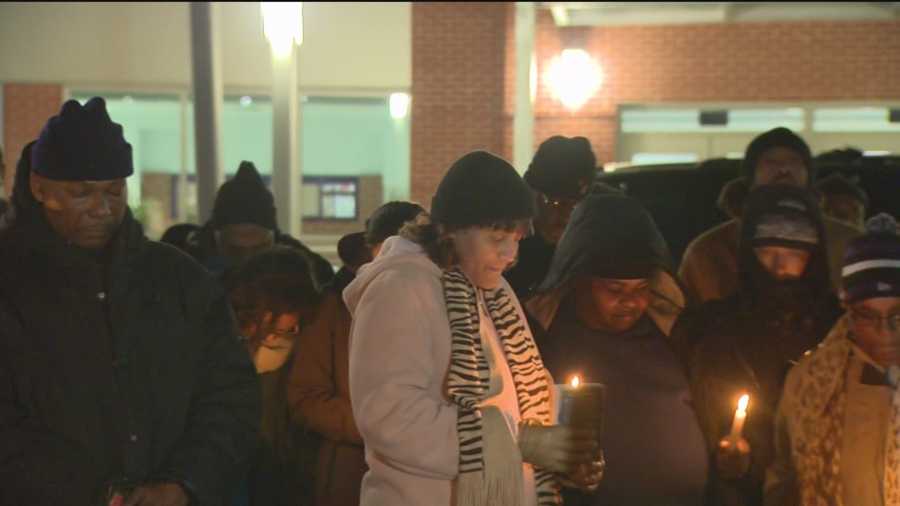 Dozens of people gathered in northeast Baltimore Monday night to pray for peace just steps from where two men were killed over a parking space.  Kai Reed has more on how the speakers felt it was the right thing to do on the observance of Dr. Martin Luther King Jr.'s birthday.