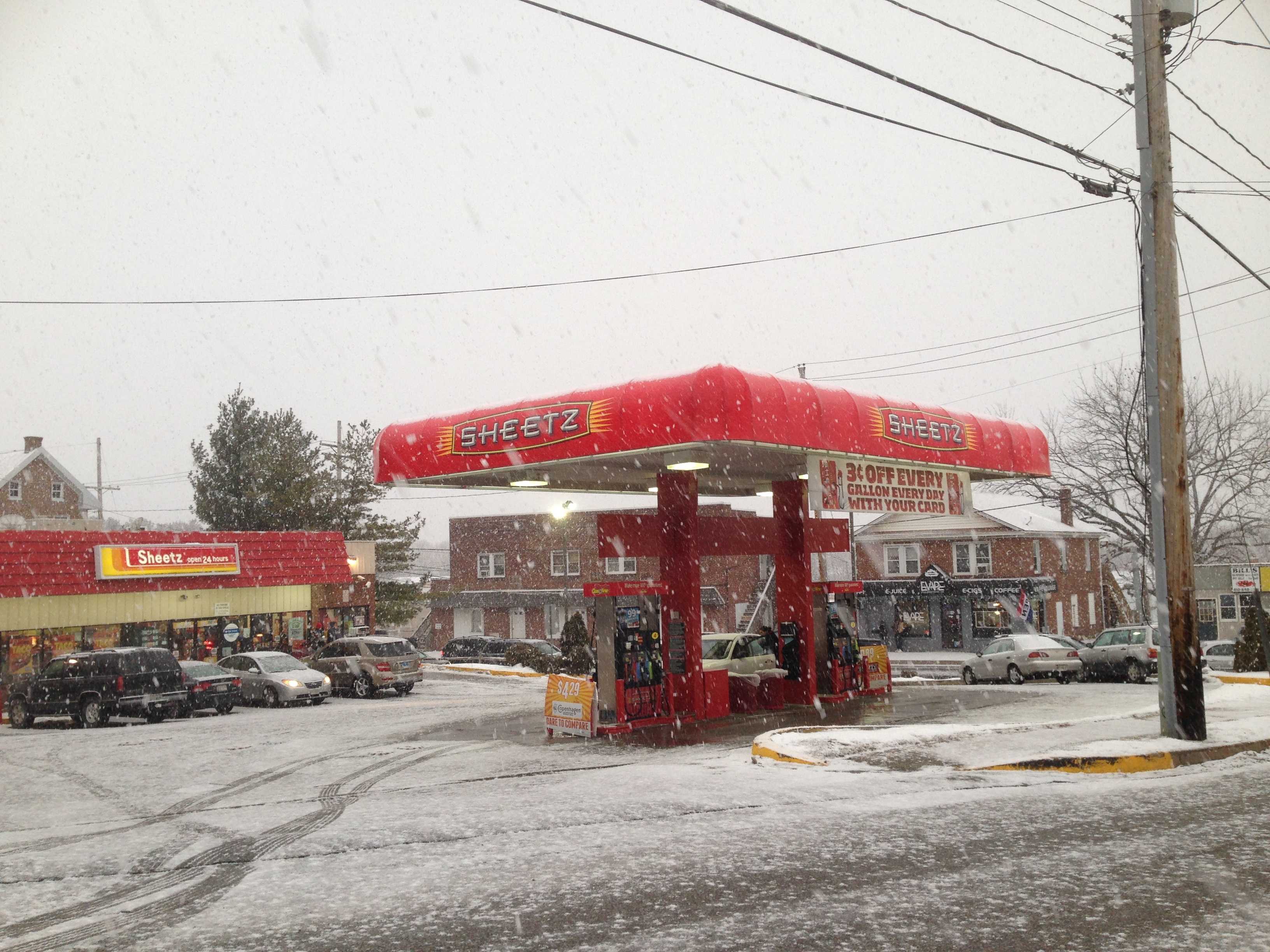 Wintry Mix Quickly Moves Through Maryland