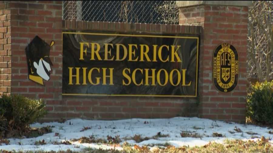 Two students were shot at a Frederick High School gymnasium Wednesday night during a basketball game, police said.