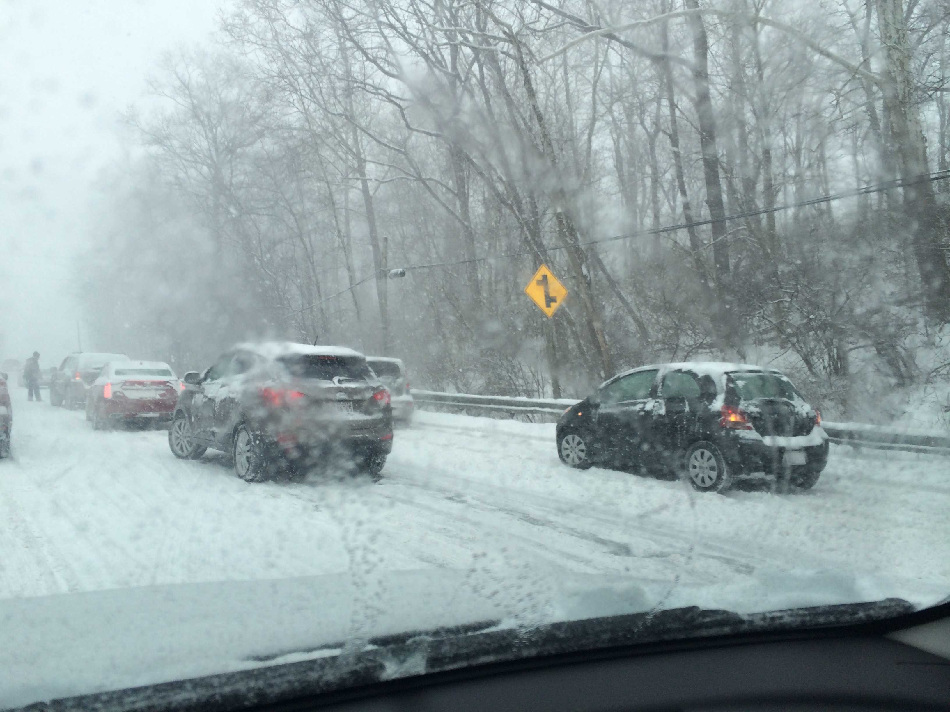 Photos: Saturday Snowfall In Maryland