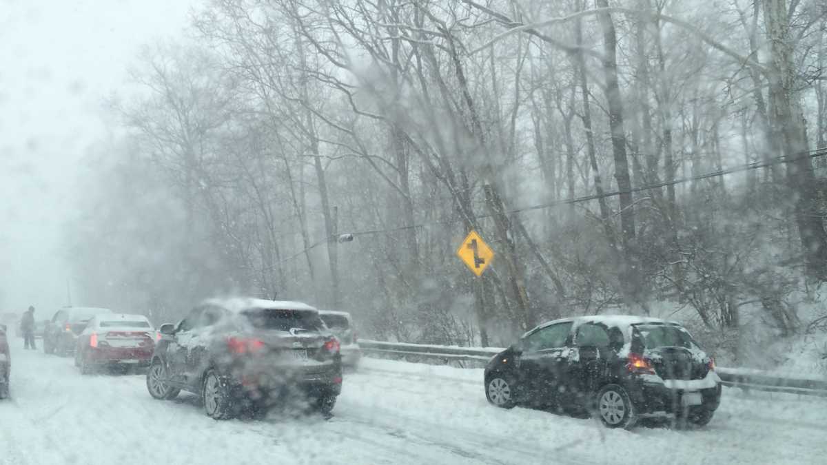 Photos Saturday Snowfall in Maryland