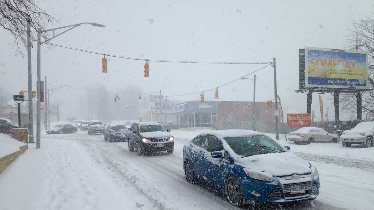 Photos Saturday Snowfall in Maryland