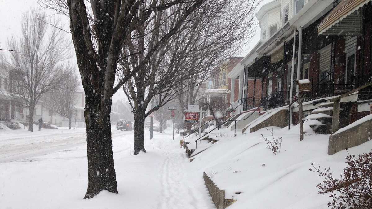 Photos Saturday Snowfall in Maryland