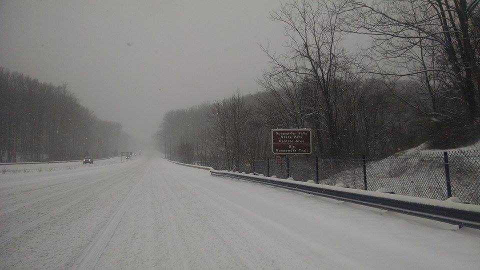 Photos Saturday Snowfall in Maryland