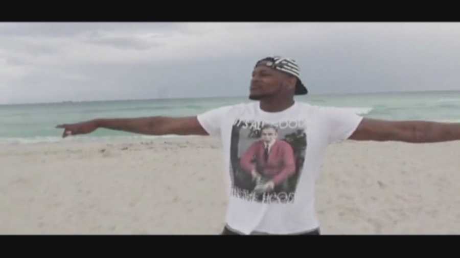 Leedell Brown in a music video.