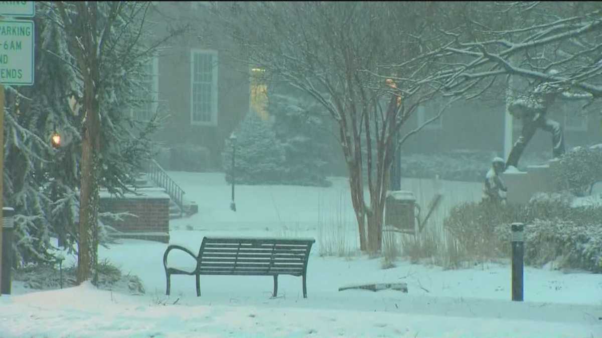 Annapolis coated in snow during latest storm