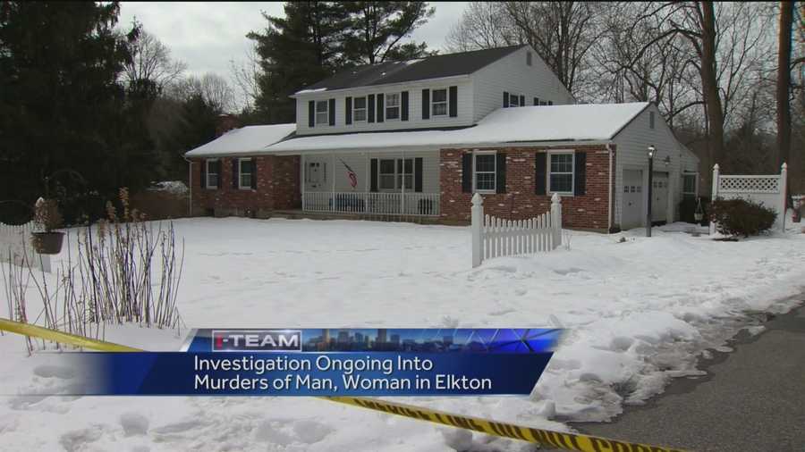 The Cecil County Sheriff's Office is trying to determine what led to the deaths of two people inside an Elkton home.