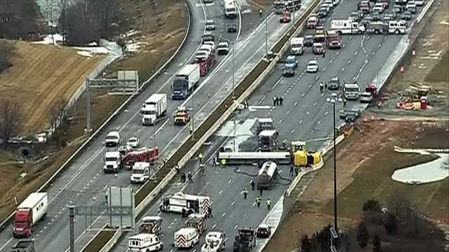 Crash Involving Tanker Shuts I 95 For Hours 1673