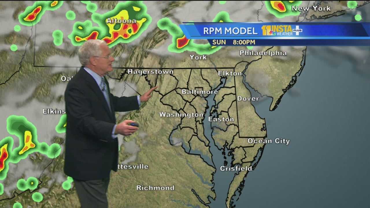 Severe Storms Bring Heavy Rain To Maryland