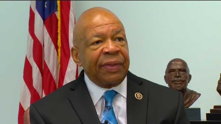 U.S. Rep. Elijah Cummings, D-District 7, met with the Baltimore police union president Tuesday, discussing questions the congressman said officers need answered, specifically, when to make and not make arrests.