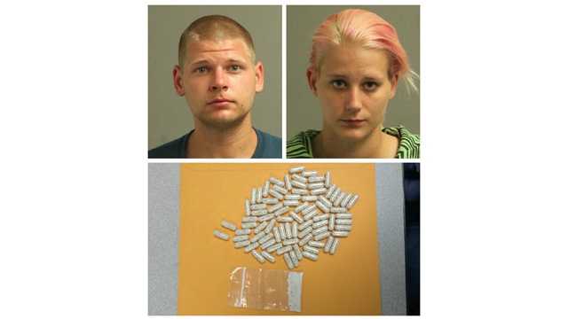 Anne Arundel County police said Donald James Quarels, 22, and Samantha Nicole Gee, 23, each of the 900 block of Point Pleasant Road, were charged with heroin possession and intent to distribute charges.