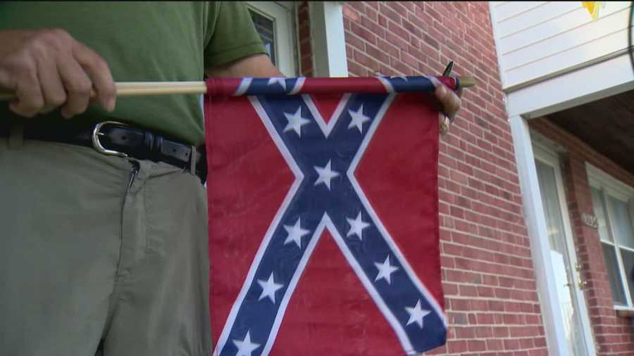 A Dundalk man says the Confederate flag represents history and passion for Southern heritage.