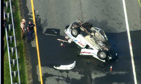 Images: Cecil County deputy injured in crash