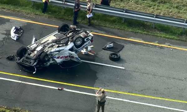 Images: Cecil County deputy injured in crash