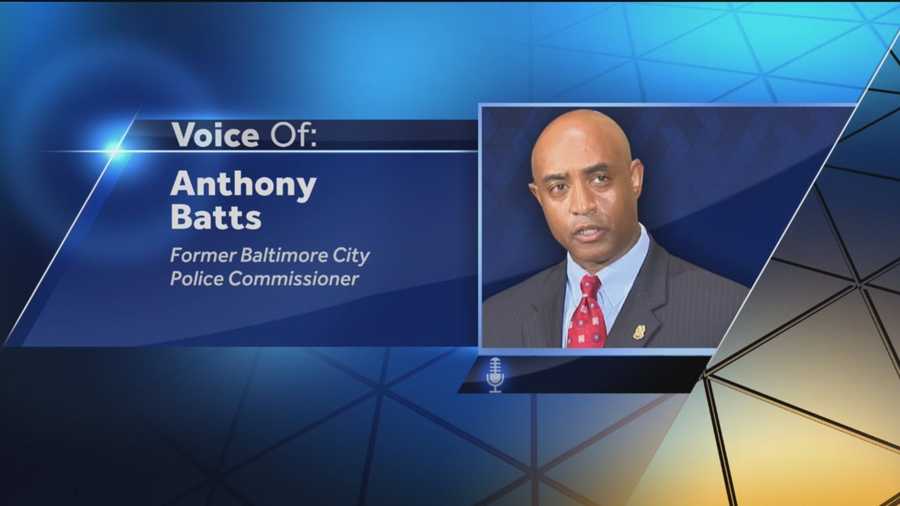 Former Baltimore Police Commissioner Anthony Batts said officers "took a knee" in the weeks after the April riots, which contributed to the spike in crime prior to Batts being fired in July. Batts made the claim Wednesday night while speaking during a forum at Mount St. Mary's University in Emmitsburg.
