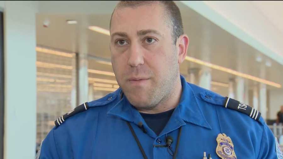 A Transportation Security Administration officer at Baltimore-Washington International Thurgood Marshall Airport was hailed as a hero after he revived a passenger who collapsed from a heart attack, officials said.