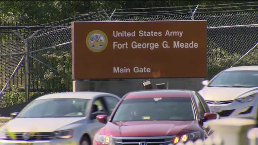 A carjacking suspect who led officers on a chase and crashed into a gate at Fort George G. Meade Wednesday night before getting away has been captured, Anne Arundel County police said.