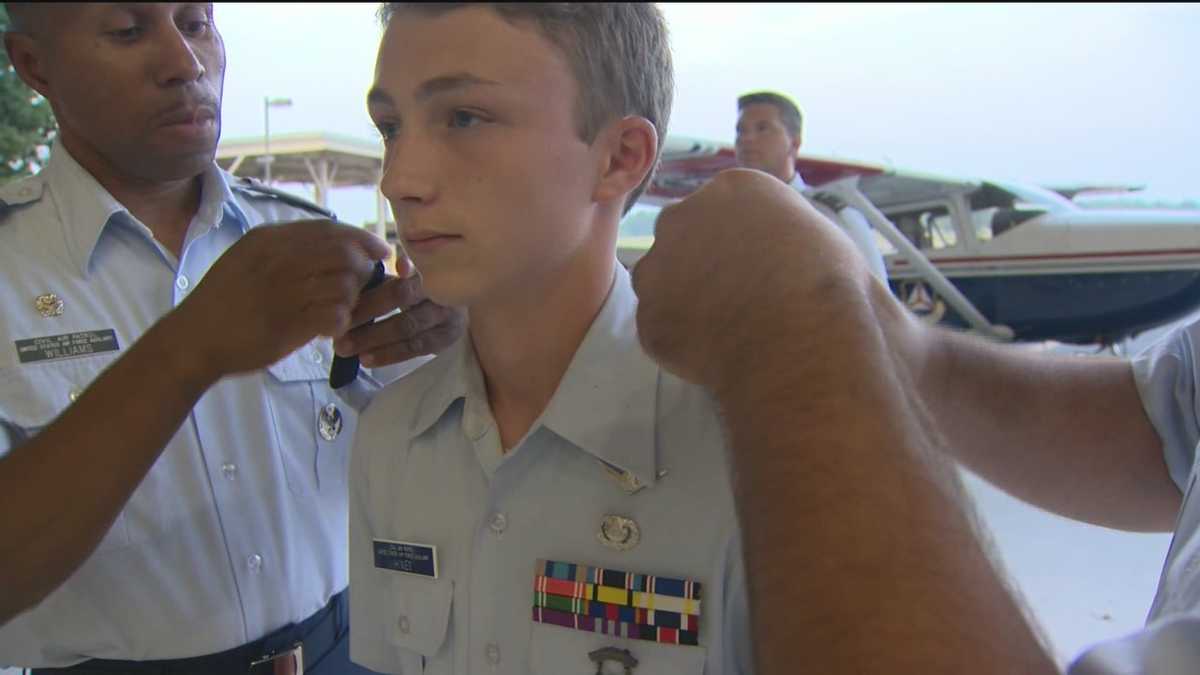 Civil Air Patrol gets Honor Row at Ravens game