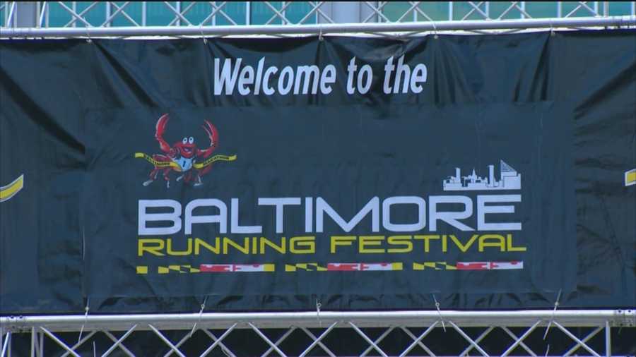 The Baltimore Running Festival is Saturday and 24,000 runners will race through the streets of Baltimore.