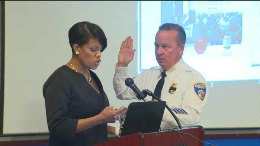 The Baltimore City Council voted Monday to confirm Kevin Davis as police commissioner. City Councilmen Nick Mosby and Carl Stokes were the only two who voted against Davis. Davis has served as interim commissioner since July, when he was selected to replace Anthony Batts. Baltimore Mayor Stephanie Rawlings-Blake presented Davis' formal appointment to the City Council on Sept. 22.