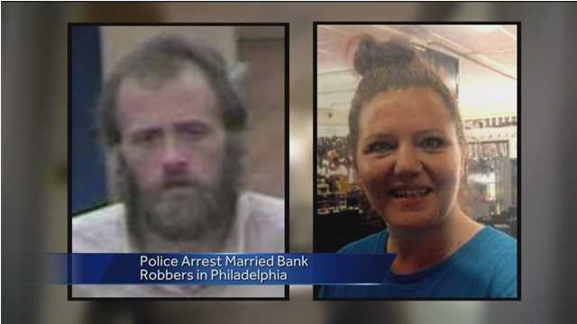 Joseph and Jenny Carrier are suspected in several bunk robberies in multiple states, including in Maryland. 