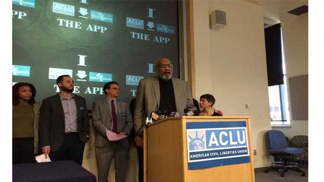 The American Civil Liberties Union of Maryland on Friday unveiled Friday a free smartphone app that will allow residents to automatically record and submit cellphone videos of interactions with law enforcement to their organization when they feel their rights have been violated.