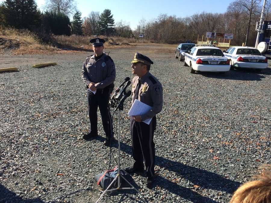 Images Aberdeen police officer shot; Suspect captured