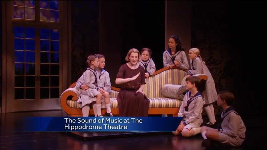 The Hippodrome is alive with \"The Sound of Music.\" A brand-new production of the musical opens Tuesday night. \"The Sound of Music\" tells the true story of Maria as she becomes the baroness for the Von Trapp family. Ben Davis, who plays Capt. Von Trapp, said his favorite part of the show is watching Maria sing with the kids. \"The Sound of Music\" runs through Sunday.