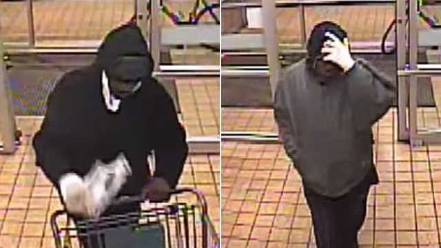 2 men sought in armed grocery store robbery