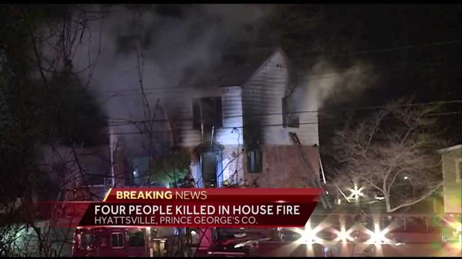 A boy and a girl, who were 2-year-old twins, and their grandparents were killed Tuesday in a house fire along Knollbrook Drive in Hyattsville.