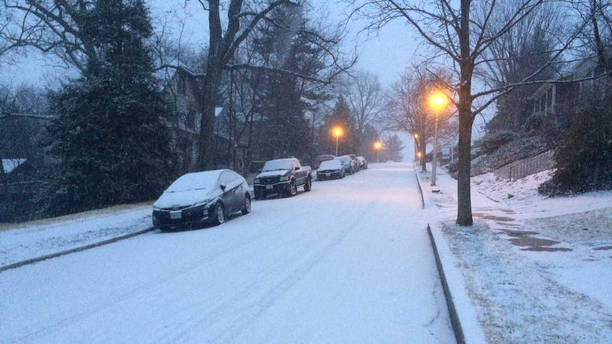 Photos January 2016 snow in Baltimore, Maryland