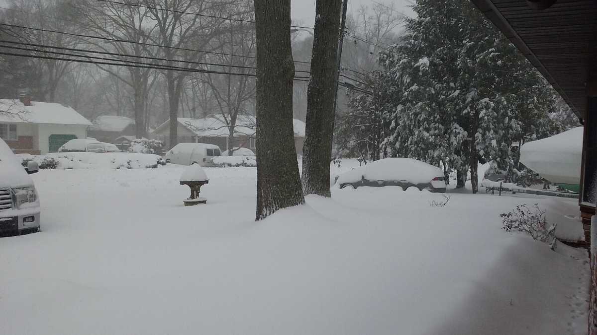 Photos January 2016 snow in Baltimore, Maryland