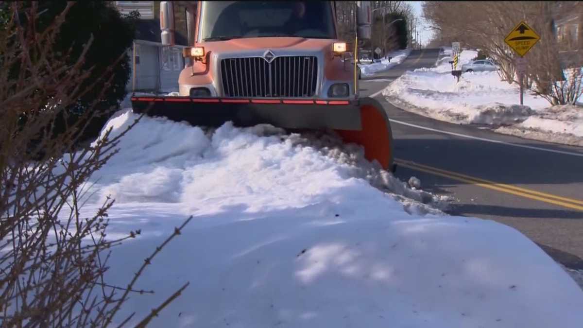 Snowplow drivers work around clock to clear snow