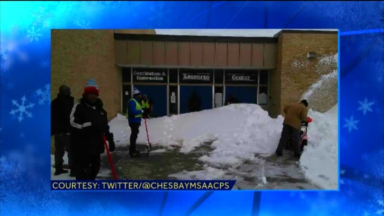 Schools Remain Closed As Snow Cleanup Continues