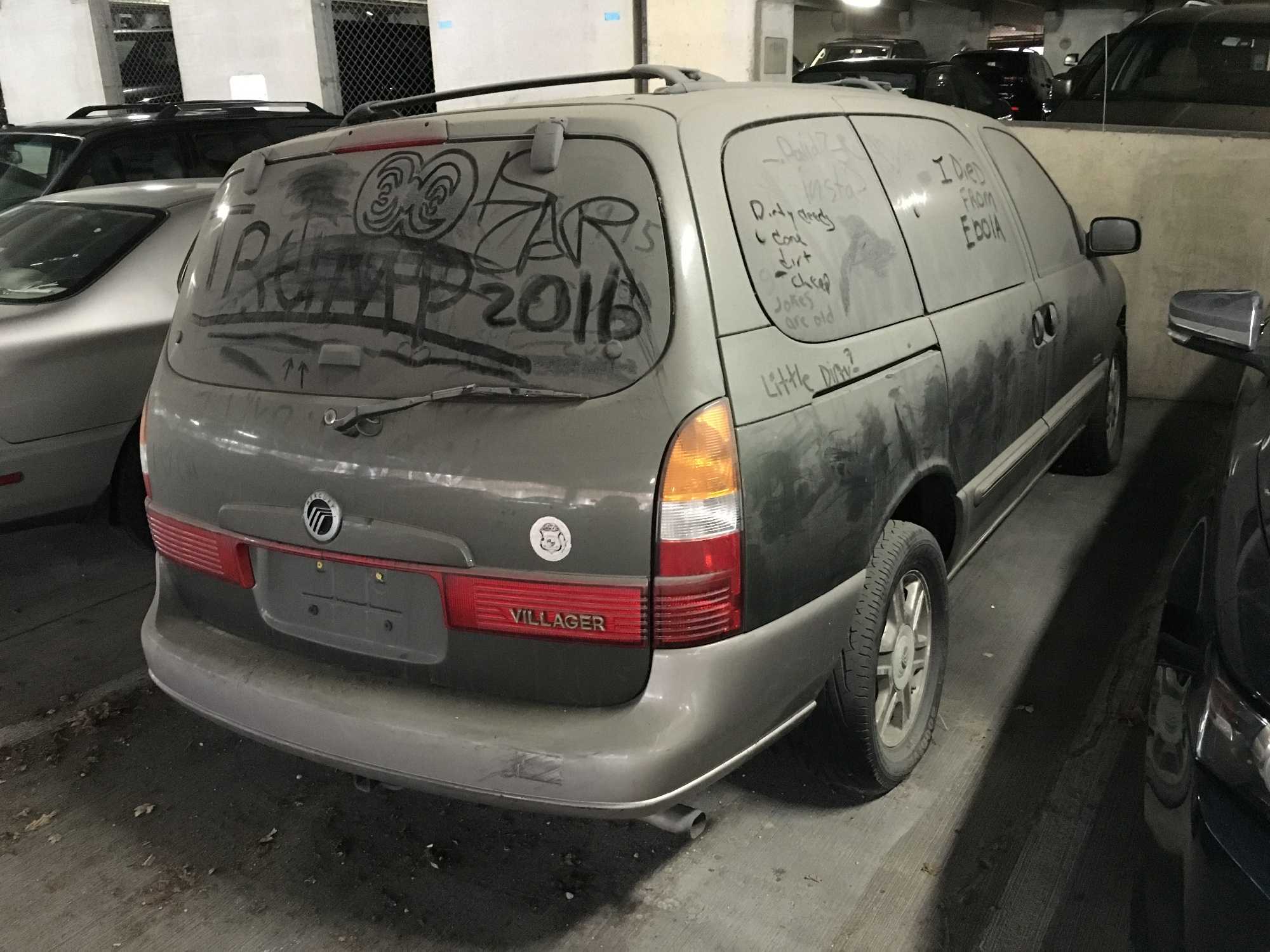 Cars found abandoned in commuter parking garage