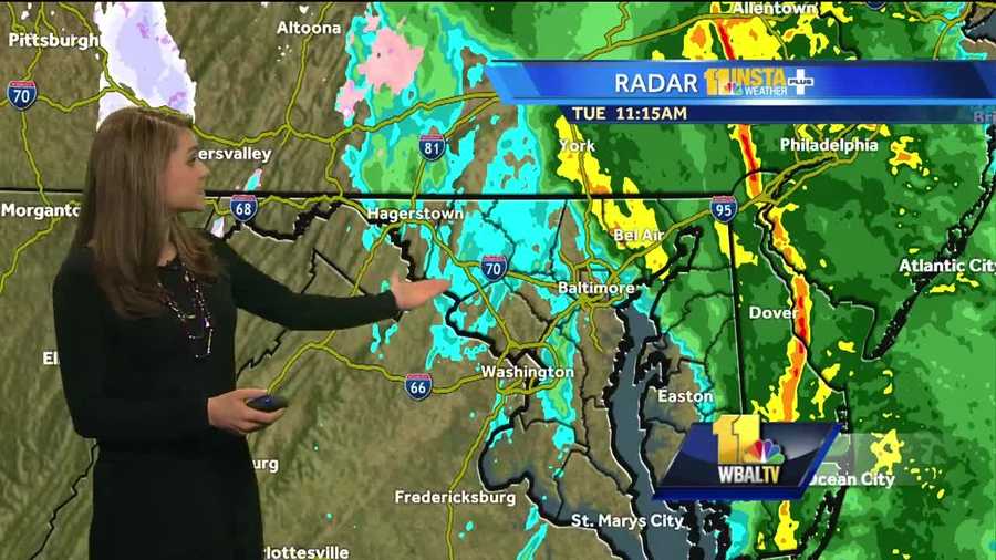 Rising temperatures, combined with rain and melting snow could lead to flooding in parts of Maryland.