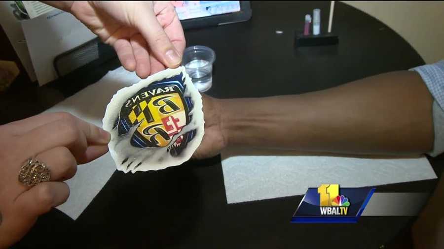Tattoo shops across the area are doing something not usually associated with tattoos: giving people a preview.