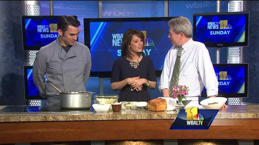 John Shields from Gertrude's shows off a homemade stew. He also previews Taste of Maryland, which will benefit Our Daily Bread.