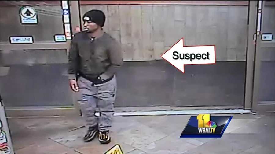Baltimore police have released surveillance video of a man who they said sexually assaulted a woman earlier this month. Police said the attack was reported in the early hours of Feb. 9 on the 1400 block of Warner Street between the Horseshoe Casino and M&T Bank Stadium.