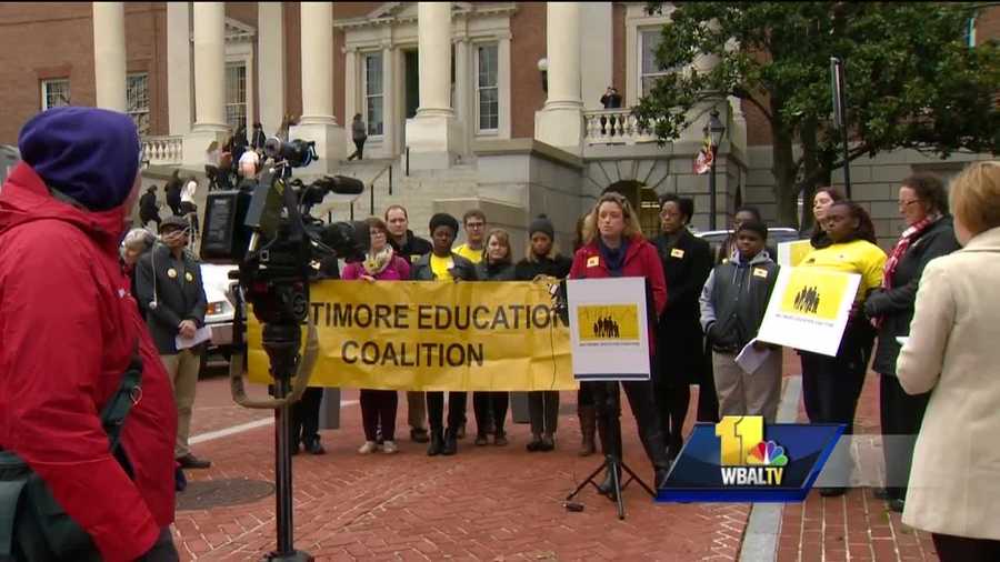 Baltimore City said it needs $25 million to run the school system next year. Groups helping the district fight for those dollars showed up in Annapolis to make their pitch. School systems receive state dollars based on how many students are on their rolls. In the case of Baltimore City, enrollment is down and that's caused the district to look for ways to try and close the money gap.