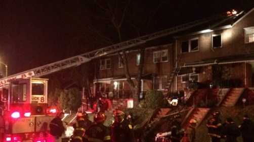 A person was killed in a Baltimore house fire Friday evening, police and fire officials said.