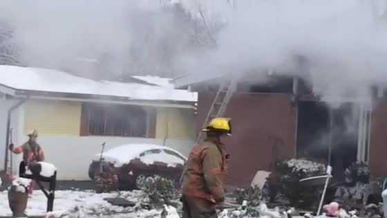 No one was injured from a house fire Friday on Arrowhead Road in Pikesville.