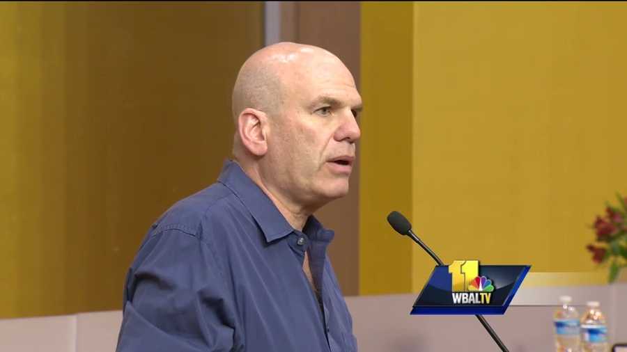 Author David Simon put Baltimore in the national spotlight by creating shows like "Homicide: Life on the Street" and "The Wire." The former Baltimore Sun crime reporter returned to town Wednesday as a guest speaker at the University of Baltimore to discuss the current state of the city.