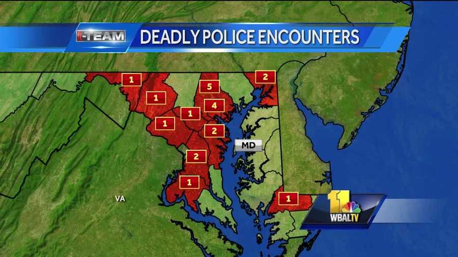 The American Civil Liberties Union said Tuesday that last year 21 people in Maryland died as a result of encounters with police. Freddie Gray was one of them. These deaths happened statewide. The ACLU of Maryland report said of those 21 people who died in encounters with police, 81 percent of them were black and nearly half of them were unarmed.