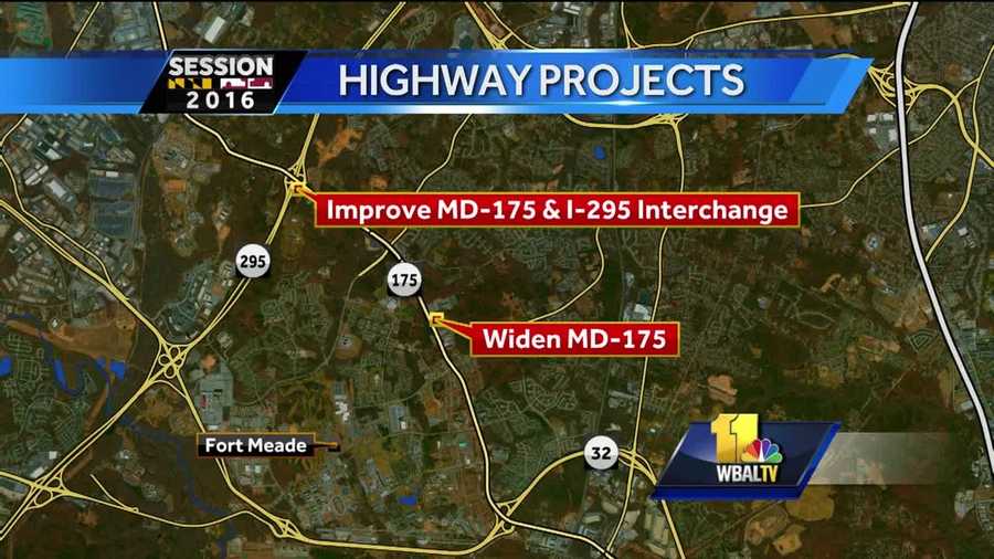 Gov. Larry Hogan on Thursday announced a $139 million widening of Maryland Route 175 at Fort Meade.
